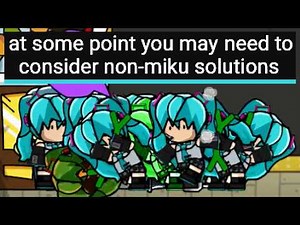 Ruining Scribblenauts by using Miku for everything