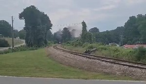 So the live stream earlier today didn’t quite work as expected as the cell coverage dropped out in the middle of the runby. So here’s a video instead of the same scene by Brett Goertemoeller. Jim Wrinn’s funeral was in his hometown of Franklin, NC this weekend. The former Southern Railway Murphy Branch, now today’s Great Smoky Mountains Railroad, was a spot Jim spent a lot of time watching Southern freights operating on this scenic line. With a passenger train running there today, it made sense 