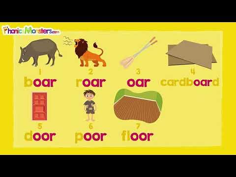 Level 4 - Video 7.3 Practice /oar/ ~ PhonicsMonsters.com