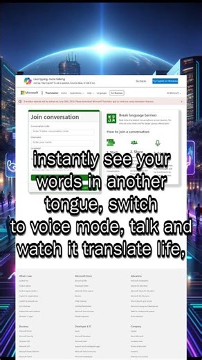 "Microsoft Translator: Talk in 10 Languages Instantly!"