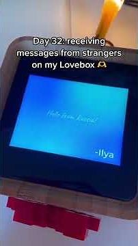 Download Lovebox app and enter the code YOUR-LOVE. Send your message and see it in the next video!