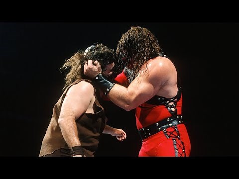 Kane’s fiery in-ring debut against Mankind: WWE Survivor Series 1997