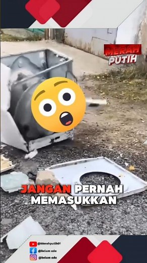 This is the danger if you put stones in the washing machine⁉️