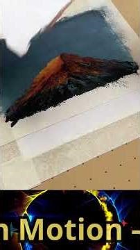 Solar Mountain (Crayons and Palette Knife) #art #illustrative #painting #illustrationnation #drawing