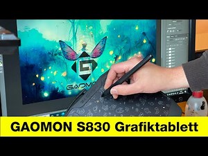 Das neue Einsteiger Grafiktablett von Gaomon - S830 im Test, Anschluss und erste Anwendungen