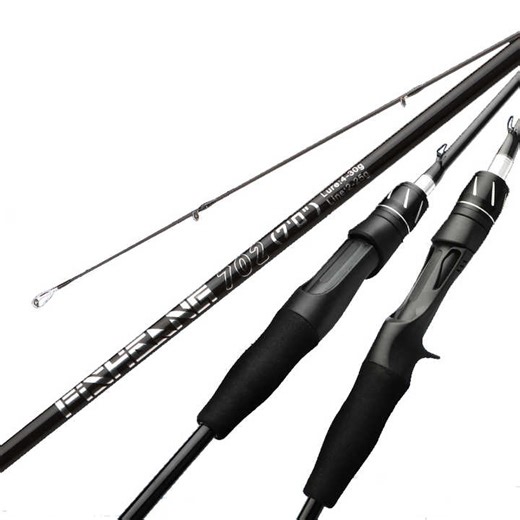 Newbility Fishing Rod Black Warrior Carbon Fiber M/L Spinning Lure Fishing Rod Saltwater Custom Casting Fishing Blank Rod Tackle