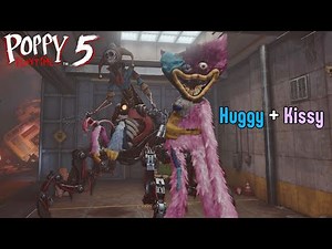Huggy combines with Kissy to fight Prototype in Poppy Playtime 5 Ending Gameplay