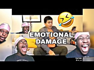 "EMOTIONAL DAMAGE" - Steven He Funny Tiktok Compilation | REACTION 😭🤣 #stevenhe