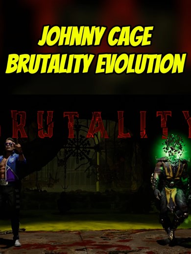 Johnny Cage Brutality Evolution: MK11 to MK1