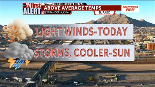 ABC-7 First Alert: Storm system and tempertures drop expected soon