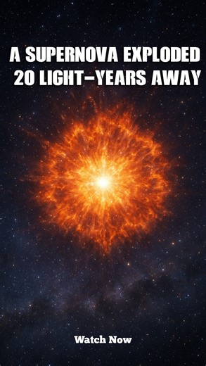 A supernova exploded 20 light-years away #space #NASA #viral #SpaceX #trend #sun #fyp #explorepage #reelschallenge #trendingreelsvideo #Amazing #whatif #DidYouKnow #supernova | Universe Explained