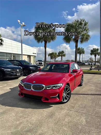 2019 BMW 3 Series • 330i xDrive Sedan 4D Price:$5000 Down payment:$500 Mileage: 50,087 miles Transmission: Automatic Exterior Color: Red Interior Color: Brown Fuel Type: Gasoline Seating Capacity: 5 Trim: 330i xDrive Sedan 4D Title Status: Clean title Number of Owners: 3 Condition: No significant damage or mechanical problems Is it Paid Off: Yes #BMW330i #2019BMW #LuxurySedan #CarEnthusiast #SnapCarShowcase