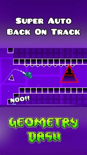 This Version Of BACK ON TRACK Is Really Creative! #geometrydash #gd #backontrack #autolevel