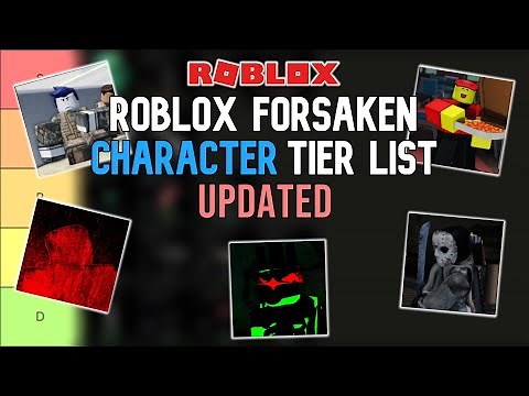 Roblox Forsaken Character Tier List