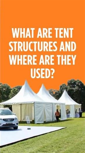 Where Are Tent Structures Used? (Real Applications) #tent #pvcfabric #shorts