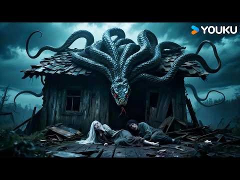 😨🐍Mutant hydra up close, coiling around the woman! | Variation Hydra | YOUKU MONSTER MOVIE