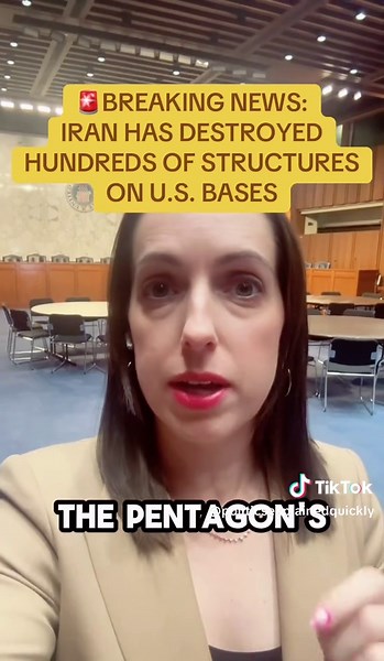 Breaking news: Hundreds of buildings and structures on US bases in the Middle East have been damaged or destroyed by Iranian attacks according to the Pentagon's Inspector General. The bases are located in Kuwait, Bahrain, Qatar, the UAE, Saudi Arabia, Iraq, Oman and Jordan. The report says dozens of US aircraft were destroyed or damaged as well. The cost of the war has now hit over $42 billion...that's what the Pentagon told Congress last month. That's an increase of 4.5 billion from what had be