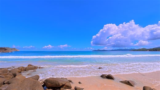 Tropical Bliss: Seychelles & Ocean Waves. Ocean sounds for relaxation and sleep