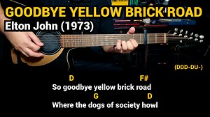 Goodbye Yellow Brick Road - Elton John (1973) Easy Guitar Chords Tutorial with Lyrics #DocOtepGuitarTutorial | Doc OTEP Studio