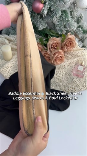 Translucent leggings | warm | Non- Bulky #fleeceleggings #winteressentials #winterfashion