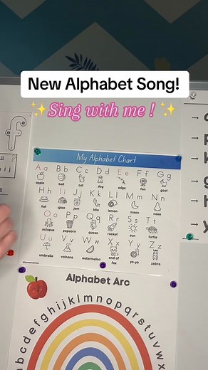 ⭐️ This might be controversial, BUT this is the best way to sing the alphabet song to avoid letter names being combined…the dreaded “elemenop” or “YNZ”. Practice daily. Point to the letters as you sing it to build letter recognition. #alphabet #abcsong #alphabetsong #letternames #scienceofreading #teachers #parents #newalphabetsong