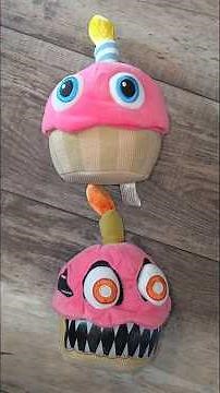 Official Mr. Cupcake and Nightmare Plushies from Five Nights at Freddy's