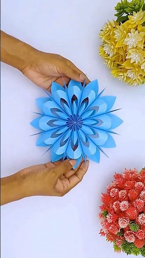 🎅🎁 How to Make a Beautiful 3D Paper Snowflake | Christmas Craft Idea ❄️