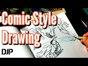 Comic Book Style Drawing Exercises for your (Level Up Sketchbook)