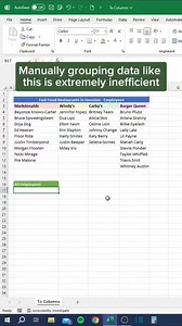 4.5K views · 39 reactions | Group data #exceltipsandtricks #exceltraining #googlesheets #exceltutorial #Excel LEARN MORE | LEARN MORE | Facebook