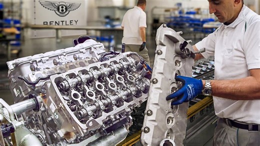 Inside Best England Factory Building Bentley’s Massive W12 Engine
