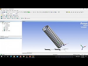 How To Design A Helical Spring using ANSYS