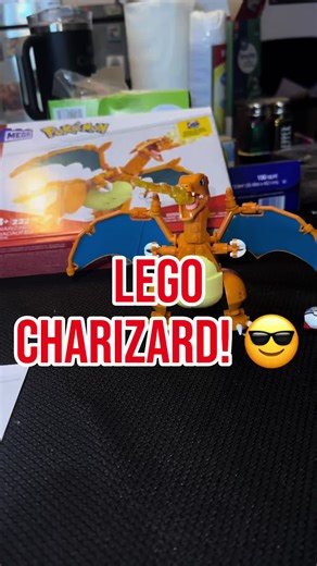 Putting together a LEGO Charizard 🔥 this one brought back memories #Pokemon #LEGO #Build #FYP #Nostalgia