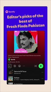Freshest beats of 2024 ❤️‍🔥 Listen to 'Editor's Picks: Best New Pakistani Artists 2024' for free on Spotify. | Spotify Pakistan