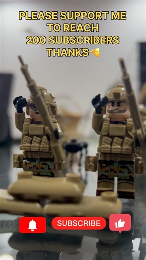 Lego Military: 12-Man Desert Squad Deployed! 🏜️#lego #legominifigures #army