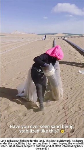 Holding the Line: Sandbagging the Desert for Stabilization 🏜️🛡️