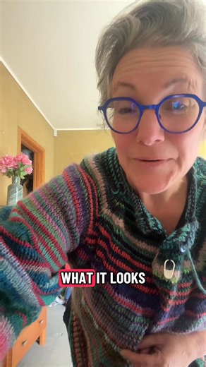 WIP update on my scrappy knit! I have been so busy plus work travel is messing with this project as I’m taking lighter and smaller projects. I want to do this pattern again with a variegated yarn - I do love it. #scrapyarn #wip #knittok #handknit | The Wool Shop Rangiora