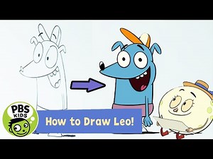 Let's Go Luna | ✏️How to Draw Leo! | PBS KIDS