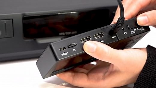 Rollei Video Digitalisierer VD-10, kompakter Video-Digitalisierer zur Sicherung analoger Videos. Schnelle Umwandlung von VHS,VHS-C,S-VHS,Betamax,8mm,Hi8 und viele andere Formate.