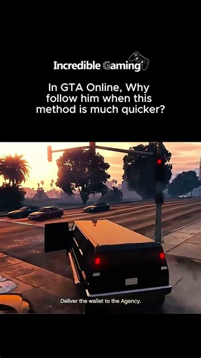 In GTA Online, why follow him when this method is much quicker? #GTAOnline #GamingMoments #gta #gta5