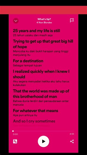 Lirik Terjemahan What's up - 4 Non Blondes #lirikterjemahan #spotifylirycs #4nonblondes #4nonblondeswhatsup #videostory #arizmaharaj #ceritakita #yukyukfyp #skena #medantiktok #xybca #fyp #fypシ #anakbandmedan