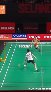 Lee Zii Jia's backhand smash with broken string #reel #badminton #leeziijia | Mini Shuttle