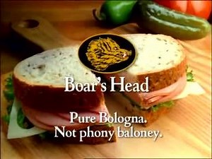 In celebration of #NationalBolognaDay, we couldn’t help but share our first ever TV commercial from 1984. The best part? Boar's Head Bologna is still pure bologna, not phony baloney. | Boar's Head