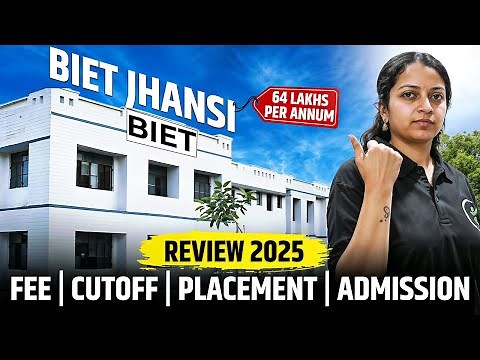 All About BIET (Jhansi) | Admission, Fee, Cutoff, Placement, Eligibility criteriaBy Pranshi Mam #jee