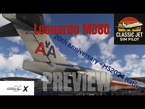 ✈️ Leonardo Maddog MD-80 Preview | Classic American Airlines Flight RDU–BUF | MSFS 2024