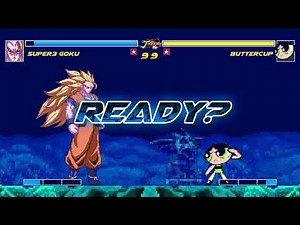Amazing fight! Goku SS2, SS3 and UI vs All Powerpuff Girls