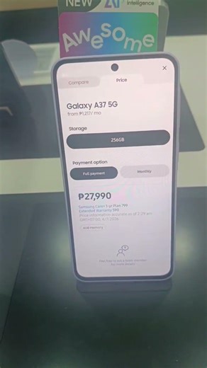 GALAXY A37 5G Vs Galaxy A57 5G Prices Update Today #explore