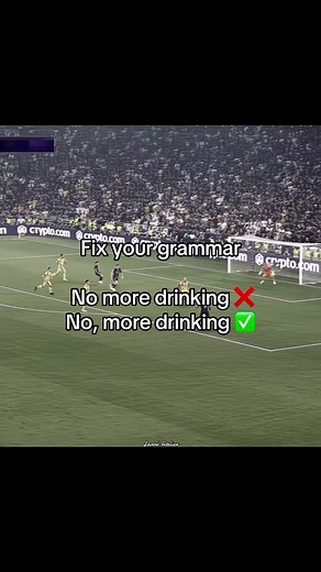 Fix Your Grammar: No More Drinking vs. No, More Drinking