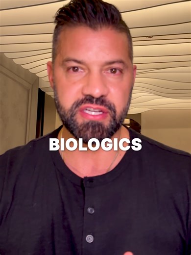 You’ve heard the word “biologics.” But no one really explains it. Here’s the simple version 👇 When you’re younger, your body has more repair signals. More communication. More regenerative capacity. As you age, those signals decline. Biologics don’t override the body. They support it. They don’t mask pain. They don’t silence symptoms. They strengthen the signaling systems your body already uses to repair and rejuvenate. That’s the difference. Biologics are not supplements. They are not tradition