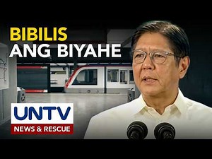 PBBM, pinangunahan ang groundbreaking ng Metro Manila Subway sa NAIA Terminal 3