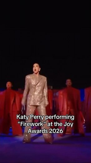 Katy Perry performing "Firework" at the Joy Awards 2026 #katyperry